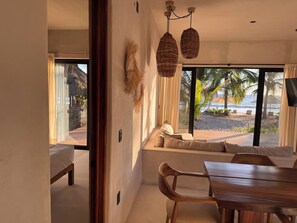 Villa, Beach View | Living area | TV