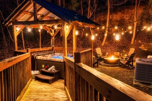 Baignoire à remous extérieure