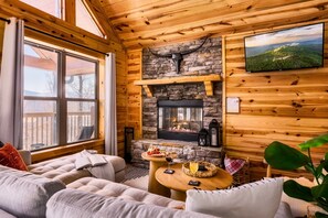 Téléviseur connecté, foyer, livres