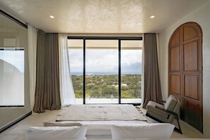 Vila, 2 quartos, piscina particular, vista para o oceano | Vista do quarto