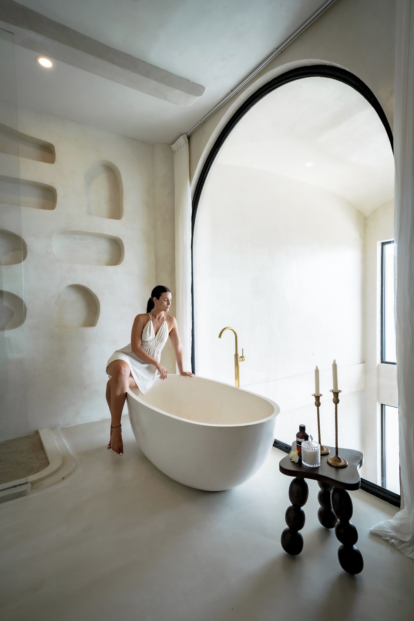 Villa, 2 Bedrooms, Private Pool, Ocean View | Bathroom | Separate bathtub and shower, free toiletries, hair dryer, towels