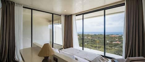 Villa, 2 camere da letto, piscina privata, vista oceano | Una cassaforte in camera, tende oscuranti, Wi-Fi gratuito, lenzuola
