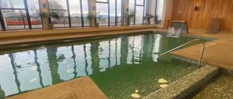 Indoor pool, a heated pool