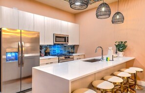 Fridge, microwave, oven, stovetop - Cowboy Saloon! Lux Nash Stay-Hot Tub+Pool! 9 beds! (Nashville)