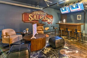 Bar (on property) - Cowboy Saloon! Lux Nash Stay-Hot Tub+Pool! 9 beds! (Nashville)