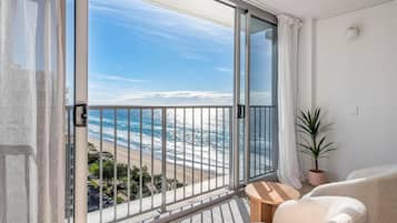 Apartment, 1 Queen Bed with Sofa bed, Ocean View | Balcony