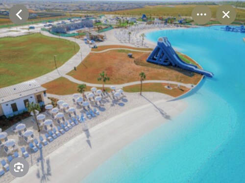 Luxury 3BR Gated Duplex in Dayton, TX, Lake View & Garage