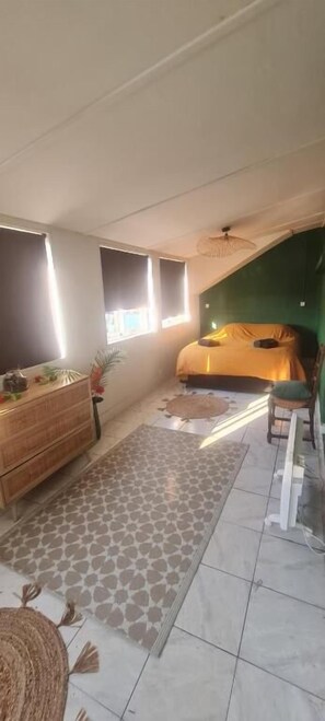 Double Room, Mountain View | Free WiFi - la maison couleur volcan (Le Tampon)