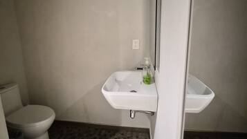 Serviettes fournies, savon, papier toilette