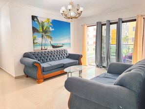 Apartment, 4 Bedrooms, Smoking, Balcony | Living area - Enjoy Huge 4 Bedrooms and 3 Bathrooms (Santiago de los Caballeros)