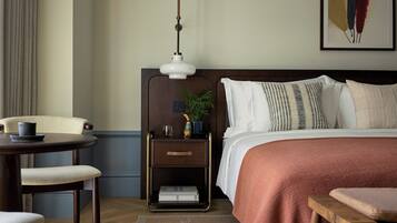 Junior-suite - hjørneværelse | Premium-sengetøj, dundyner, gratis produkter i minibaren