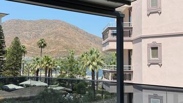 Blick von der Unterkunft