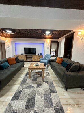 Executive kamer, Meerdere bedden, niet-roken, keuken | Woonruimte