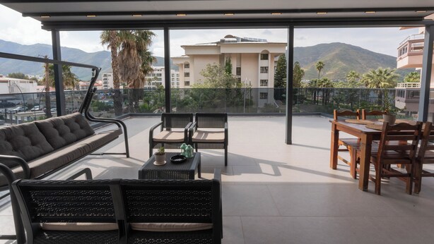 Luxury Penthouse, Berbilang Katil, Kitchen, Beach View | Pemandangan dari bilik