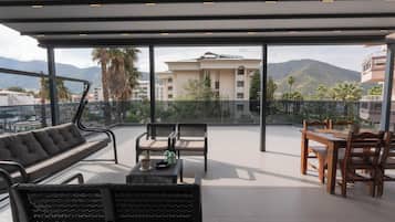 Luxury Penthouse, Multiple Beds, Kitchen, Beach View | View from room