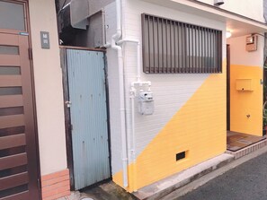 Fassade der Unterkunft