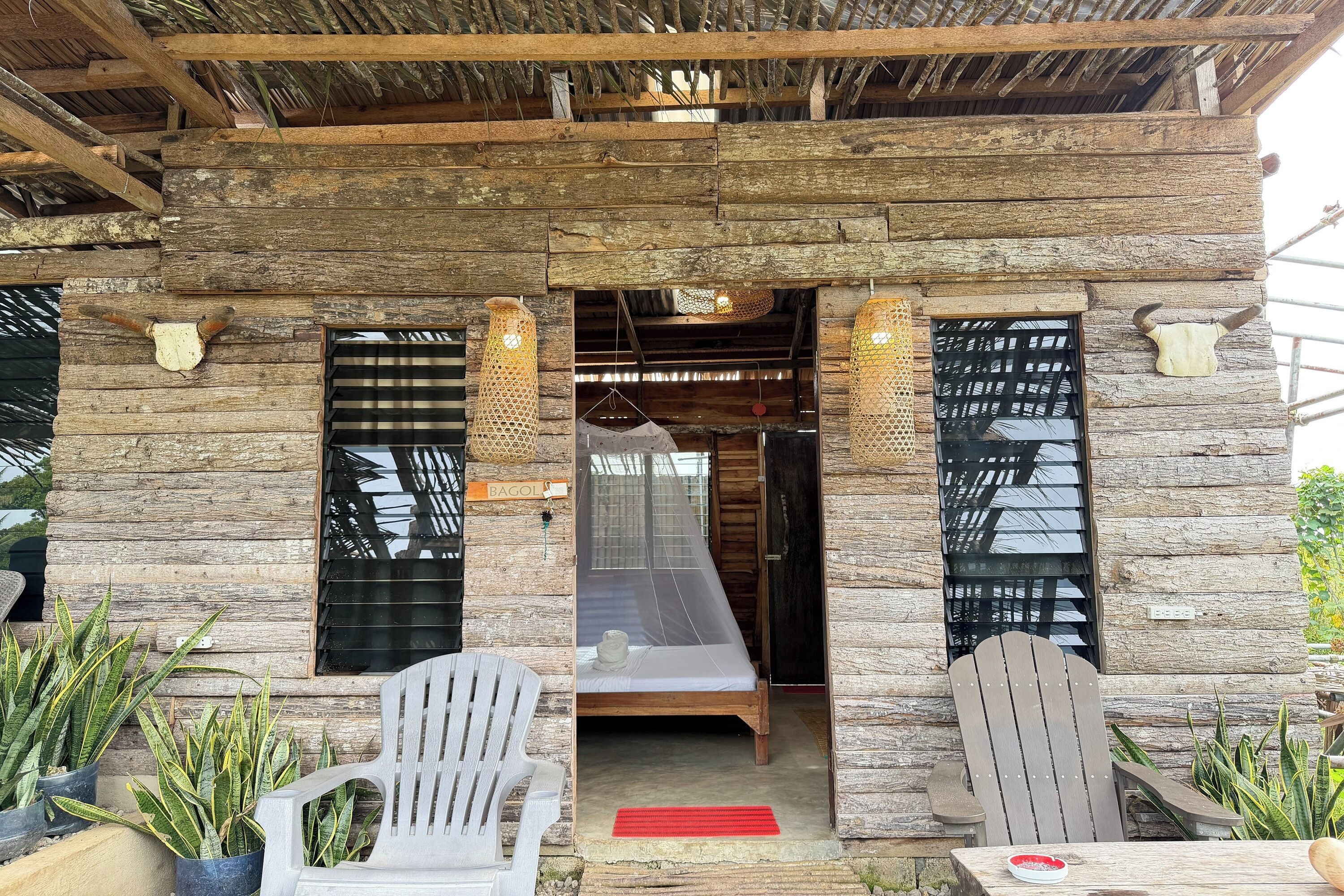 Bungalow | Blick auf den Garten