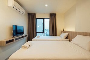 Standard-Apartment, 1 Schlafzimmer | Schreibtisch, Bettwäsche