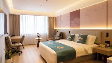 Caja de seguridad en la habitación y escritorio