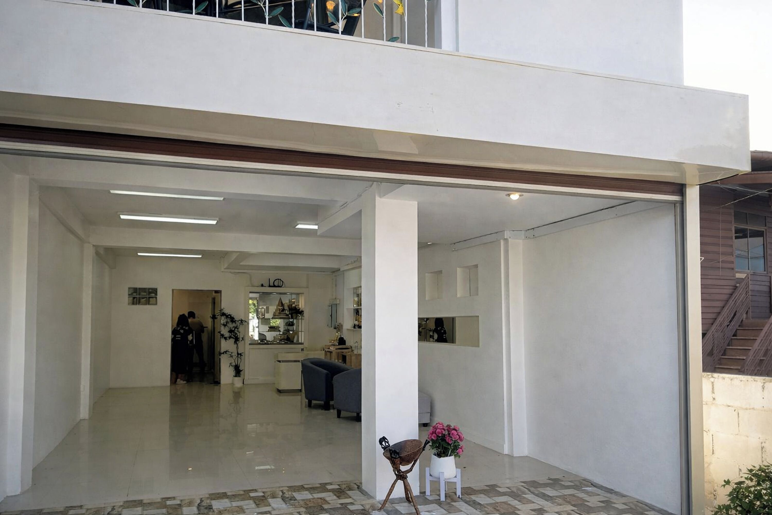 Entrada de la propiedad