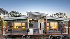 Terrace/patio - Secluded Off-Grid Ocean View Cabin | Sleep Four | Peaceful Nature Escape (Agnes Water)