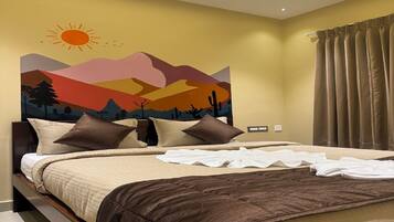 Family Apartment, Balcony, City View | Desk, laptop workspace, free WiFi