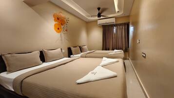 Family Apartment, Balcony, City View | Desk, laptop workspace, free WiFi