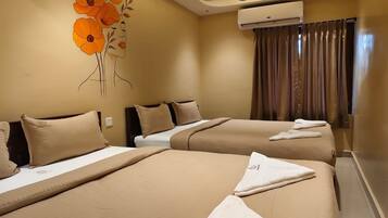 Family Apartment, Balcony, City View | Desk, laptop workspace, free WiFi