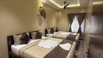 Family Apartment, Balcony, City View | Desk, laptop workspace, free WiFi