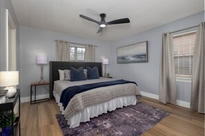 2 bedrooms, iron/ironing board, free WiFi, bed sheets - Samford Serenity in Homewood- 1min to Samford, 5 mins to UAB, Central Location! (Homewood)
