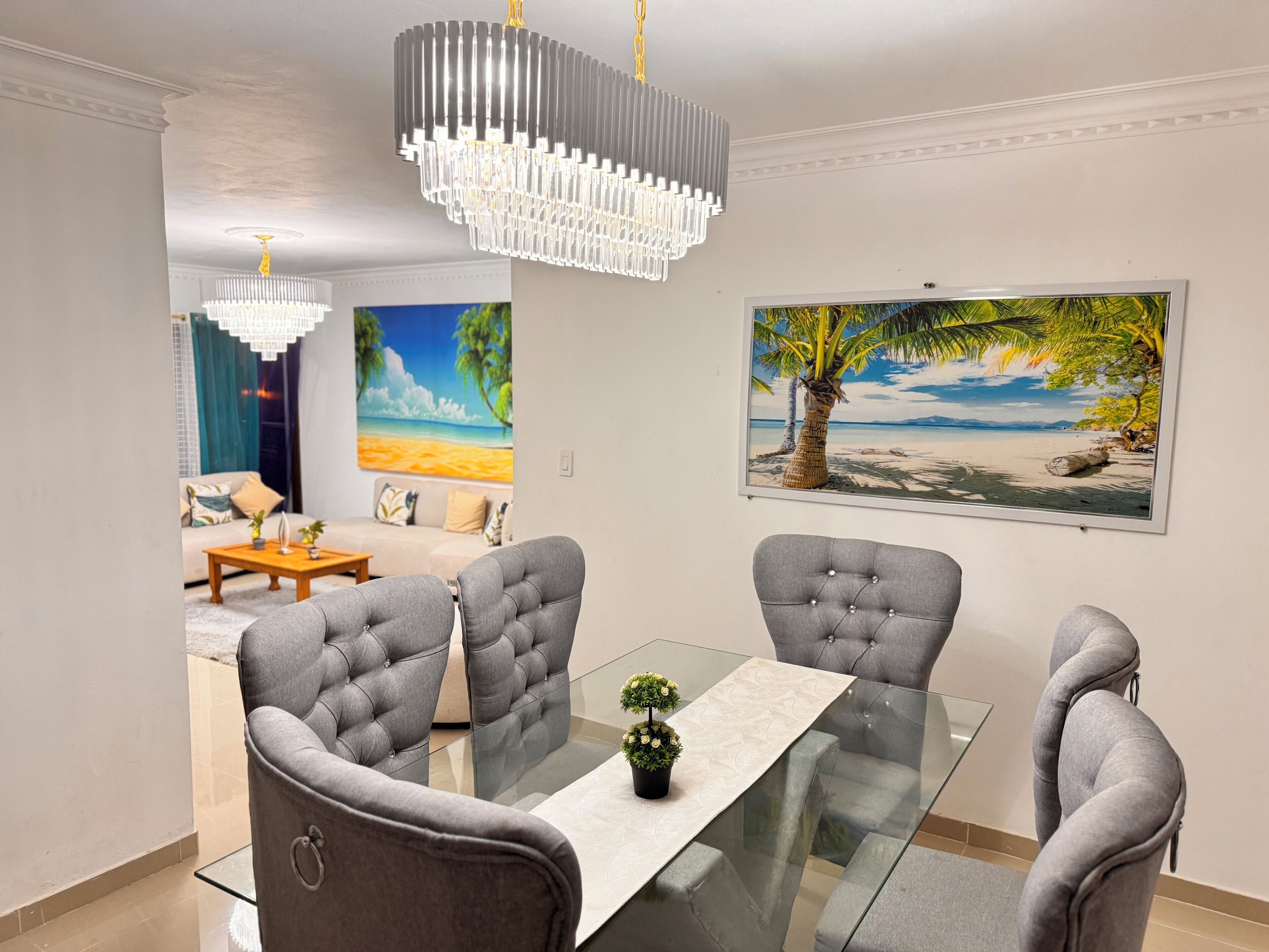 Apartment, 4 Bedrooms, Smoking, Balcony | Living room
