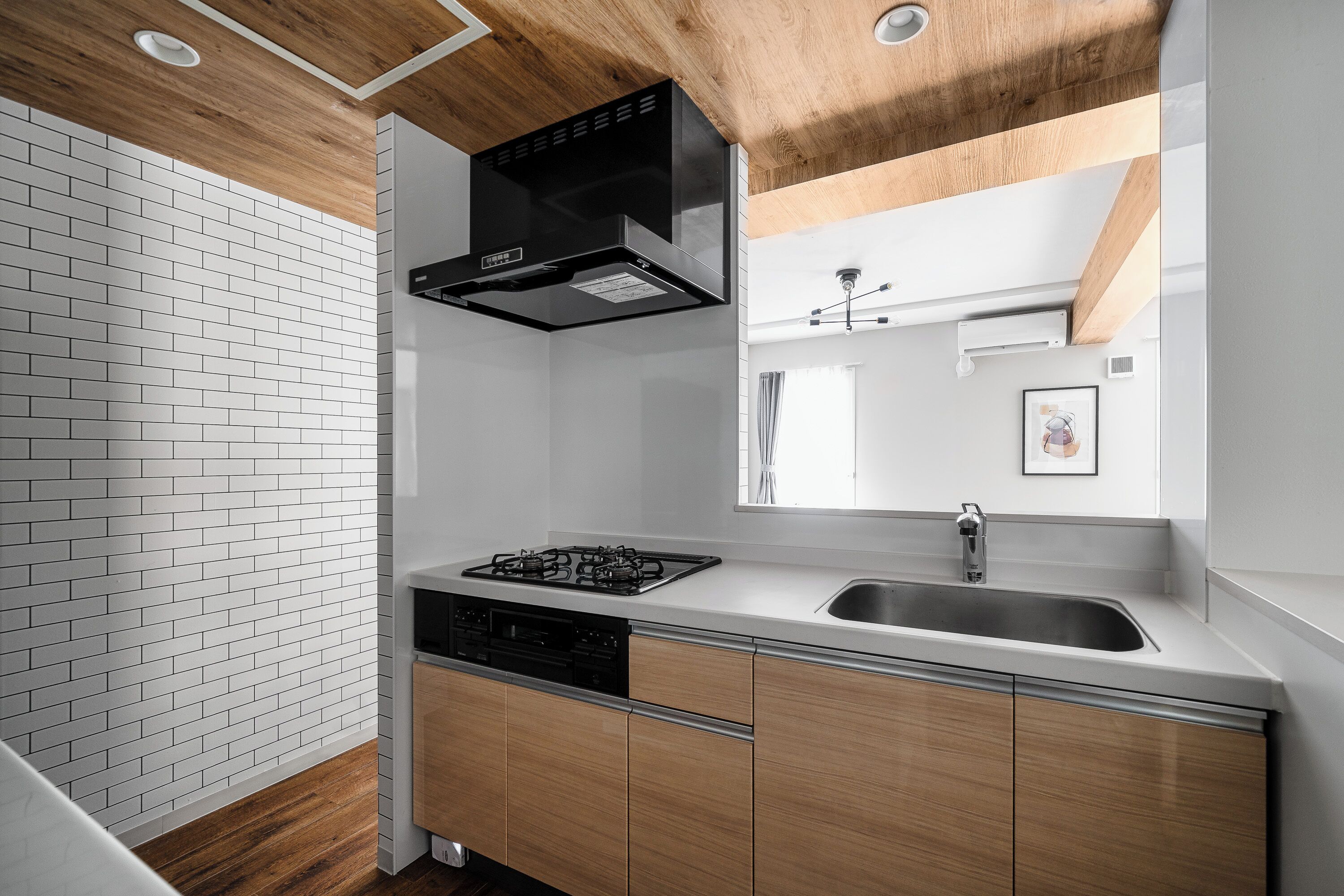 Apartment | Private kitchen | Fridge, microwave, stovetop, rice cooker