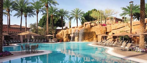 Piscine extérieure, piscine chauffée