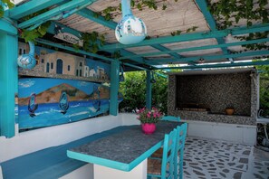 Căn hộ Superior, quang cảnh vườn, cạnh bãi biển | Khu ẩm thực ngoài trời