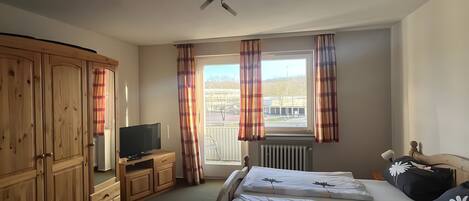 1 makuuhuone, vuodevaatteet