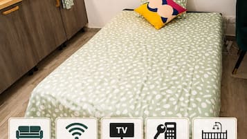 1 slaapkamer, internet, beddengoed