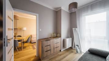 Apartment, Balcony | Living area