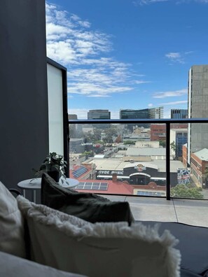 Interior - City view focused comfy apartment free parking (Adelaide)