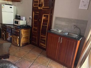 Doppia Deluxe, vista giardino | Cucina privata