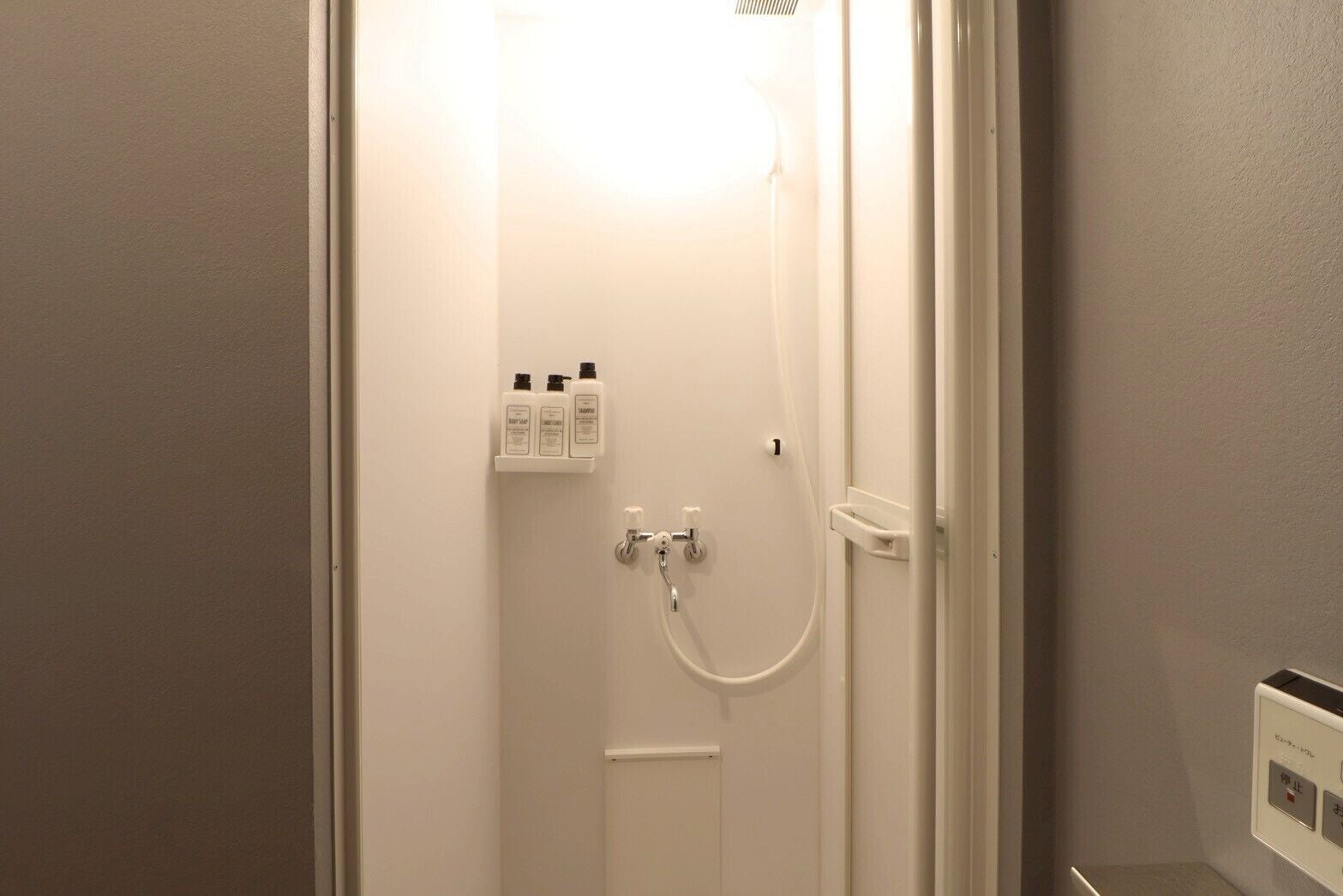 Apartment | Bathroom | Shower, hair dryer, towels, shampoo