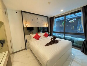 Iron/ironing board, Internet, bed sheets, wheelchair access - A201 - 1 Bedroom 1 Bathroom with private bubble Jacuzzi, garden at Ao Nang Beach (Tambon Ao Nang)