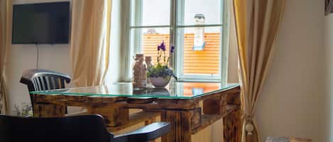 Basic-Apartment | Ausblick vom Zimmer