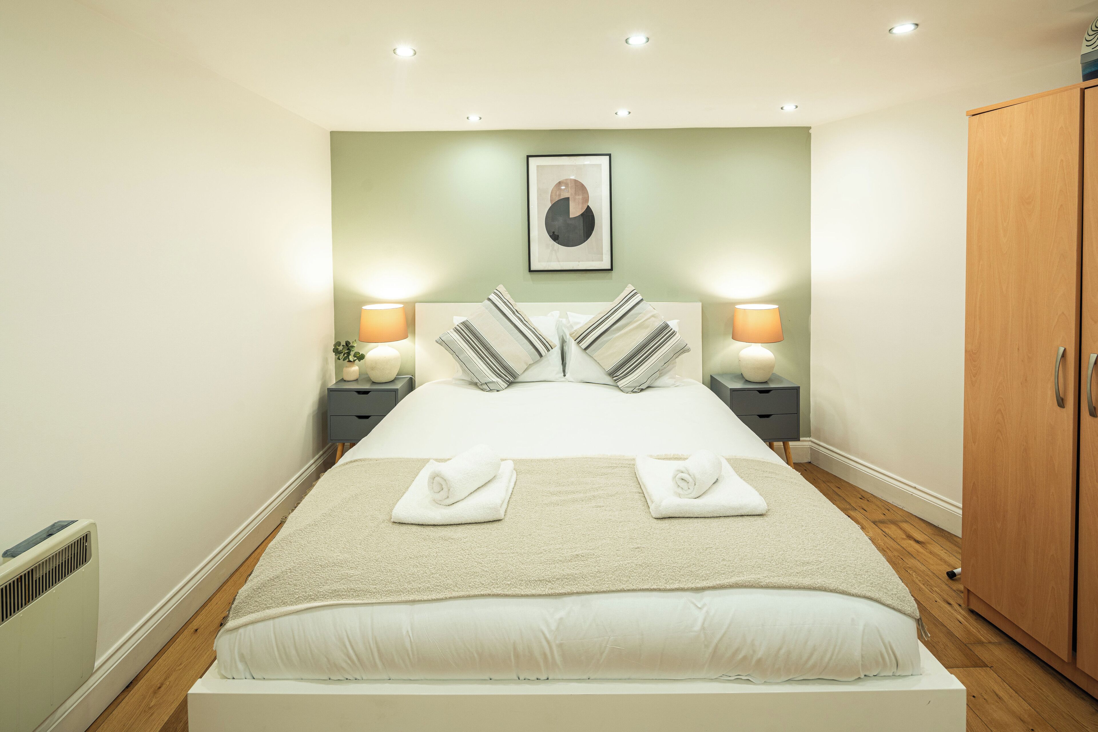 2 間睡房、熨斗/熨衫板、免費 Wi-Fi、床單