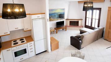 Family Duplex, Sea View | Living area