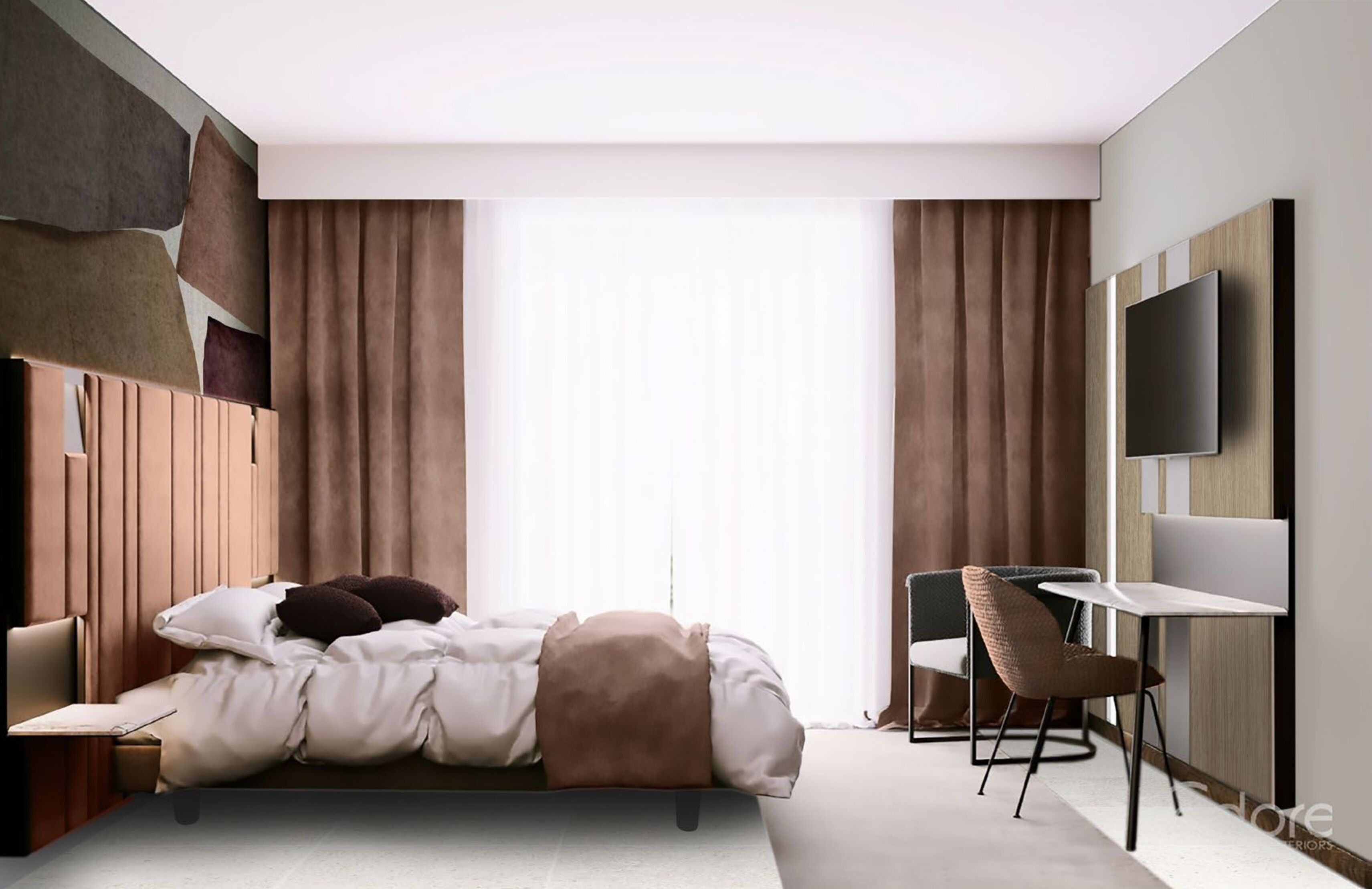 خزنة داخل الغرفة وستائر تعتيم وتجهيزات عازلة للصوت وواي فاي مجانًا