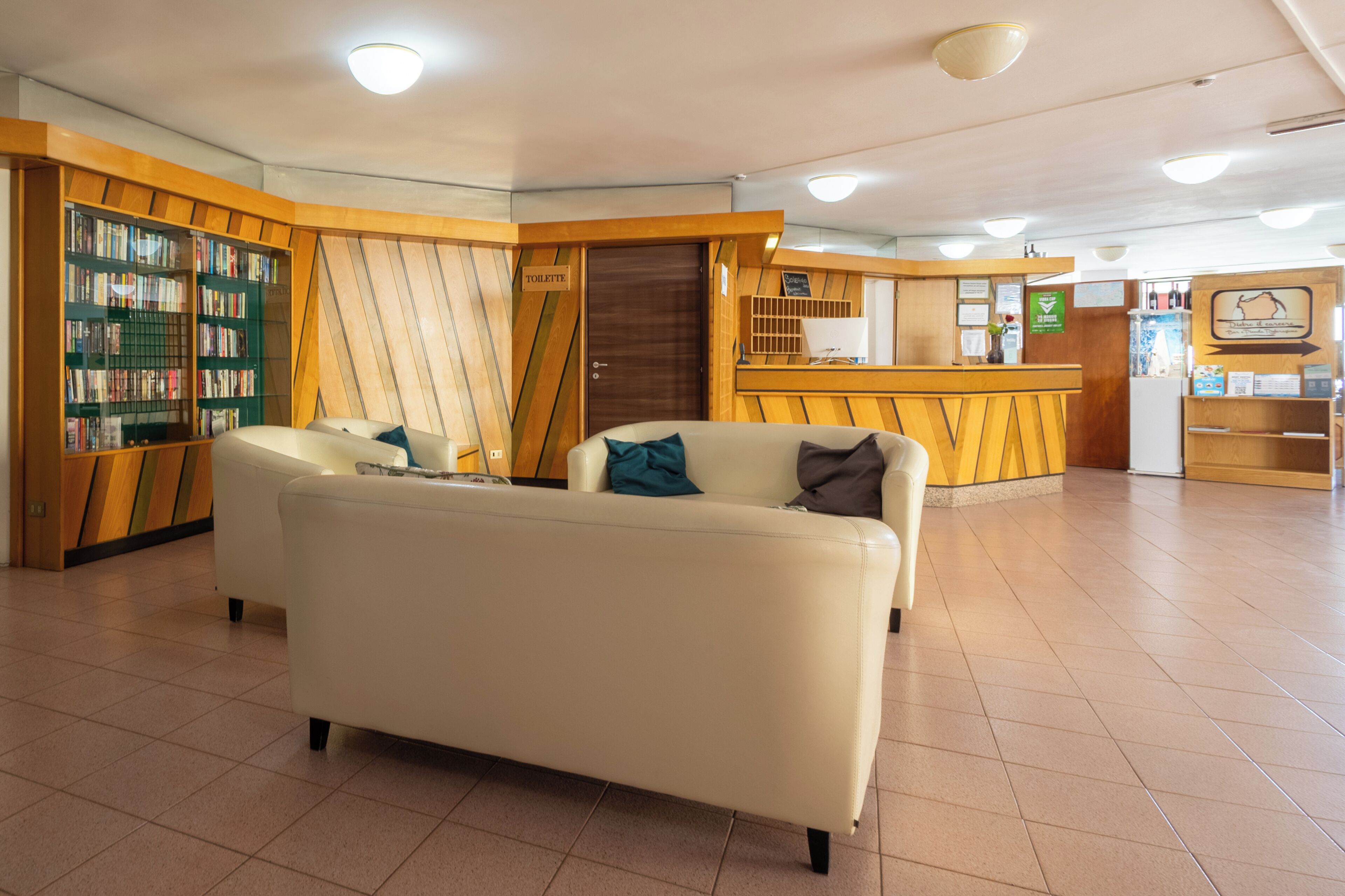 Sala de estar en el lobby