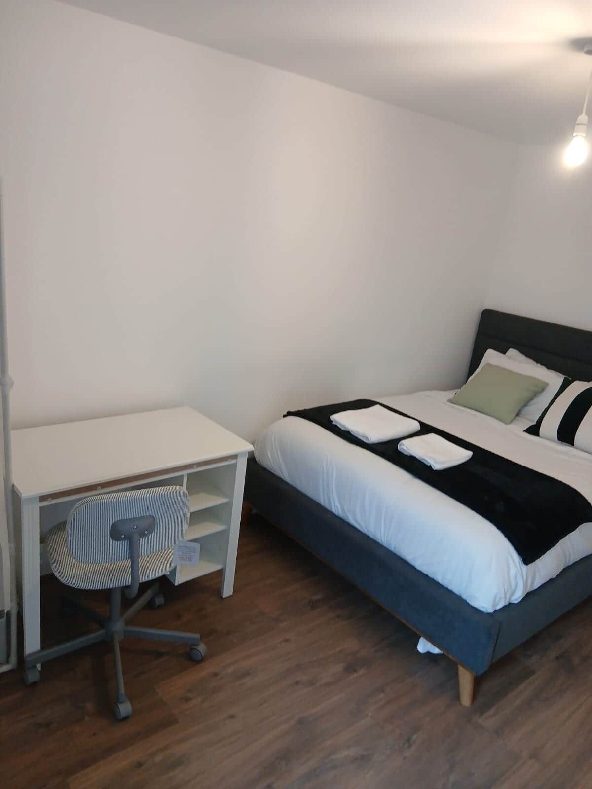 2 bedrooms, in-room safe, iron/ironing board, WiFi
