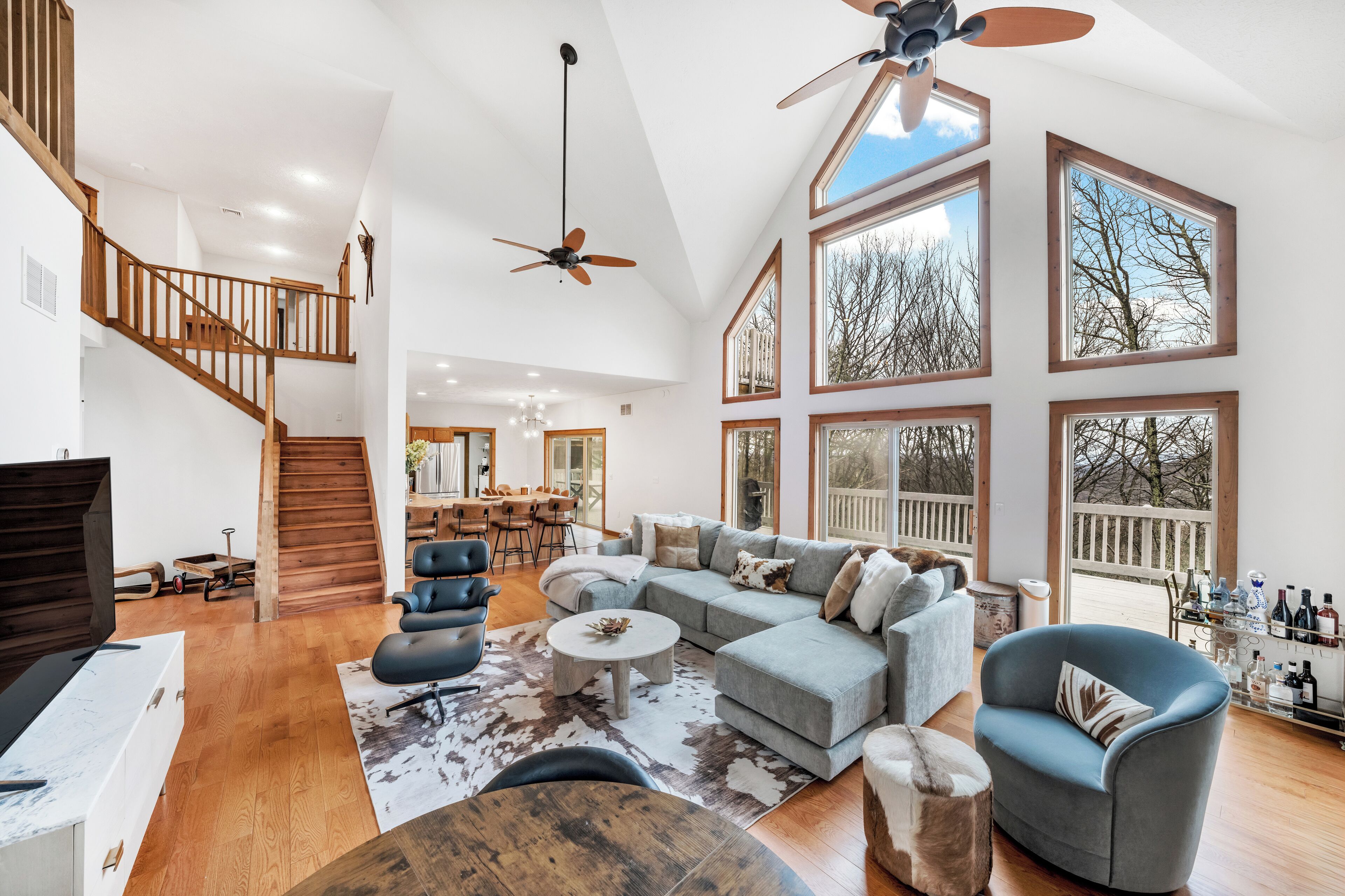 Smart TV, lareira, escritórios, impressoras