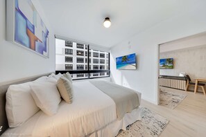 1 Schlafzimmer, Schreibtisch, BĂŒgeleisen/BĂŒgelbrett, WLAN
