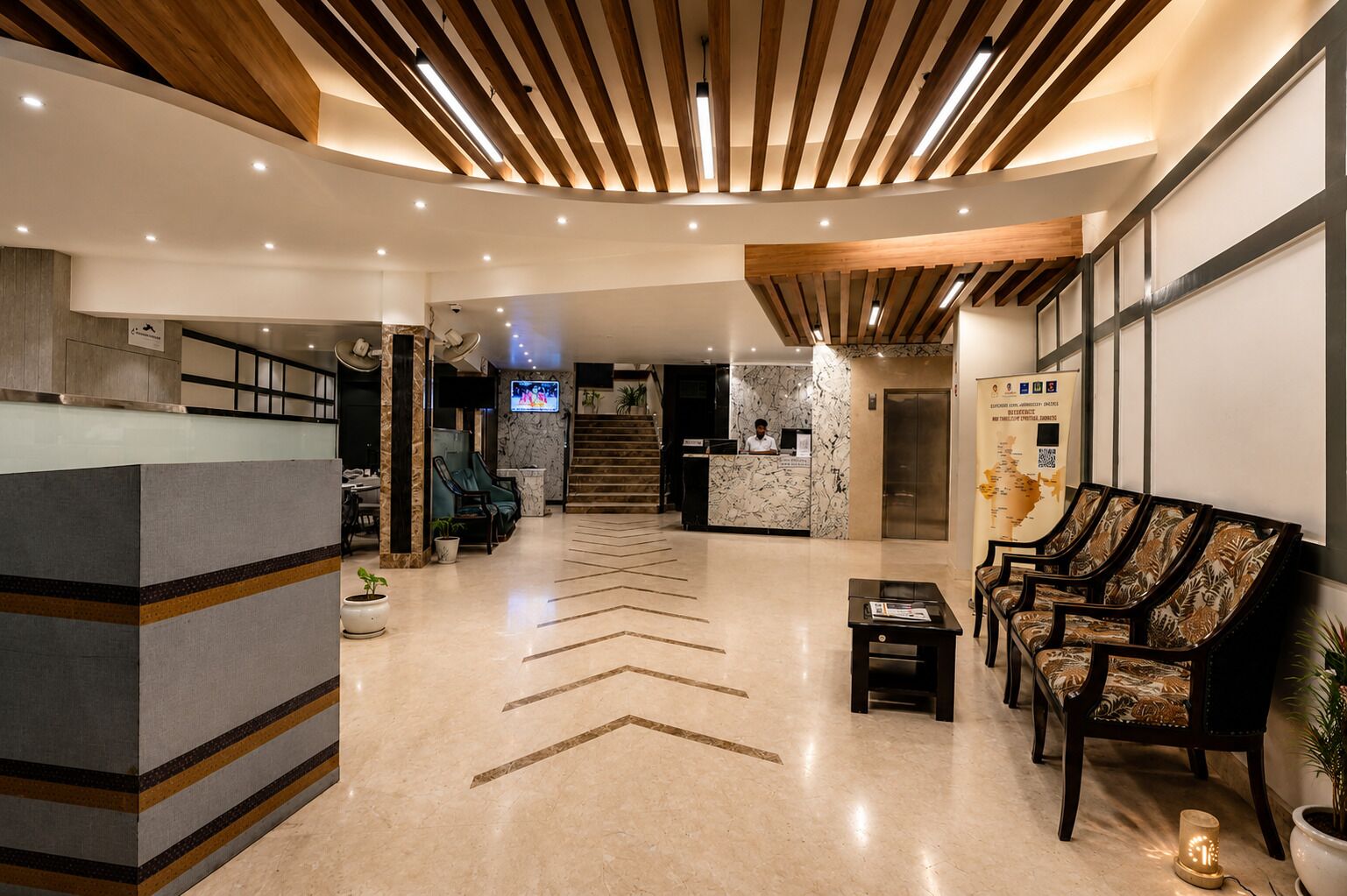 Lobby sitting area